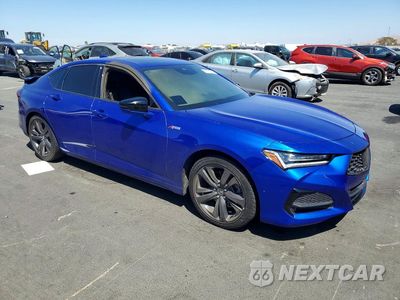 Czwarte zdjęcie samochodu z boku: 2023 ACURA TLX TECH A VIN:19UUB5F55PA001081 - miniatura