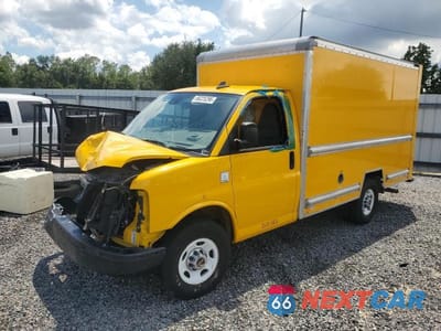 2022 GMC SAVANA BOX TRUCK 1GD07RFP9N1162825 - główne zdjęcie licytacji z USA - miniatura