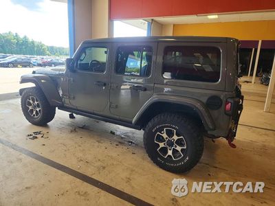 Drugie zdjęcie samochodu z przodu: 2021 JEEP WRANGLER UNLIMITED RUBICON VIN:1C4HJXFN1MW796403 - miniatura