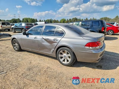 Drugie zdjęcie samochodu z przodu: 2008 BMW 750 I VIN:WBAHL83568DT12017 - miniatura