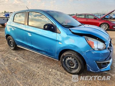 Czwarte zdjęcie samochodu z boku: 2017 MITSUBISHI MIRAGE ES VIN:ML32A3HJXHH003668 - miniatura