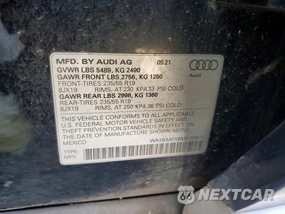 Zdjęcie 13 z 13 samochodu: 2021 AUDI Q5 PREMIUM PLUS VIN:WA1BAAFY6M2105672 - miniatura