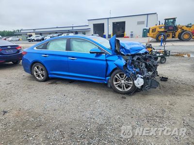 Czwarte zdjęcie samochodu z boku: 2019 HYUNDAI SONATA LIMITED VIN:5NPE34AF2KH753915 - miniatura