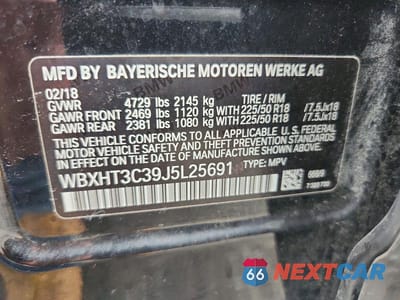 Zdjęcie 13 z 13 samochodu: 2018 BMW X1 XDRIVE28I VIN:WBXHT3C39J5L25691 - miniatura