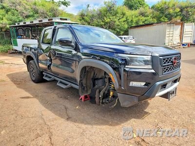 Czwarte zdjęcie samochodu z boku: 2022 NISSAN FRONTIER PRO-X VIN:1N6ED1EJ1NN612782 - miniatura