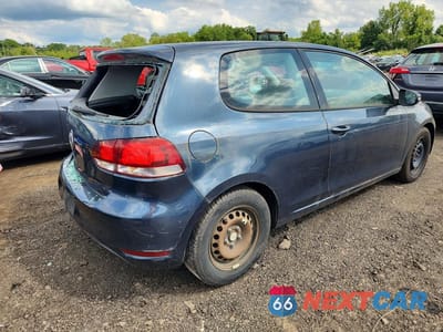 Trzecie zdjęcie samochodu z tyłu: 2012 VOLKSWAGEN GOLF VIN:WVWAB7AJ1CW334845 - miniatura