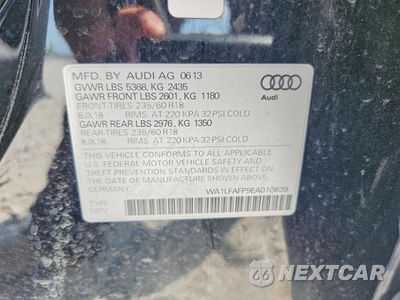 Zdjęcie 13 z 13 samochodu: 2014 AUDI Q5 PREMIUM PLUS VIN:WA1LFAFP9EA010639 - miniatura