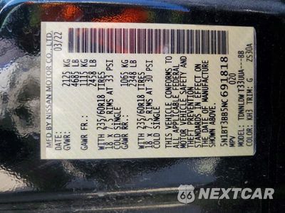 Zdjęcie 14 z 14 samochodu: 2022 NISSAN ROGUE SV VIN:5N1BT3BB5NC691818 - miniatura