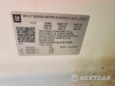 Zdjęcie 12 z 12 samochodu: 2018 CHEVROLET SILVERADO K1500 VIN:3GCUKNEC6JG472969 - miniatura