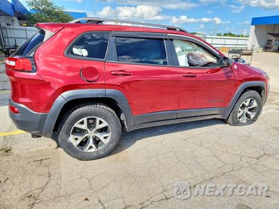 Trzecie zdjęcie samochodu z tyłu: 2015 JEEP CHEROKEE TRAILHAWK VIN:1C4PJMBS0FW546417 - miniatura