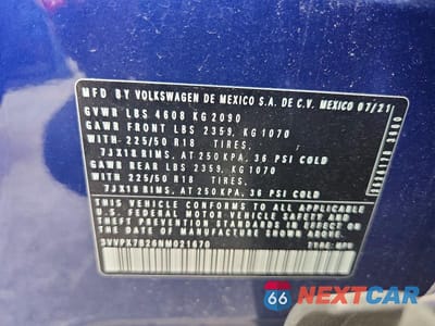 Zdjęcie 13 z 13 samochodu: 2022 VOLKSWAGEN TAOS SE IQ DRIVE VIN:3VVPX7B26NM021670 - miniatura