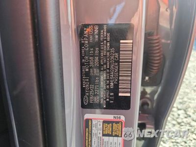 Zdjęcie 12 z 12 samochodu: 2022 HYUNDAI ELANTRA SEL VIN:KMHLS4AG9NU336235 - miniatura