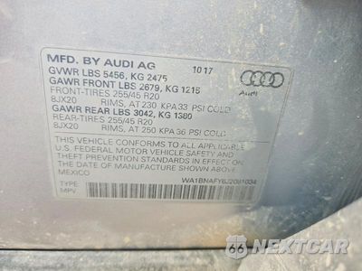 Zdjęcie 13 z 13 samochodu: 2018 AUDI Q5 PREMIUM PLUS VIN:WA1BNAFY6J2081034 - miniatura