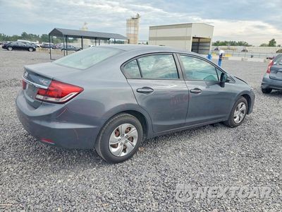 Trzecie zdjęcie samochodu z tyłu: 2013 HONDA CIVIC LX VIN:19XFB2F59DE067521 - miniatura