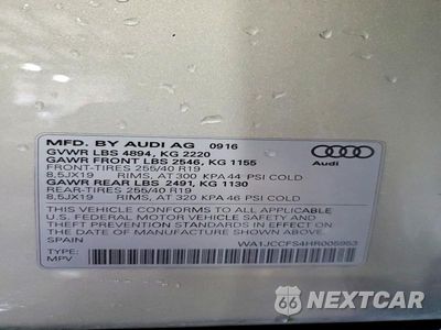 Zdjęcie 13 z 13 samochodu: 2017 AUDI Q3 PREMIUM PLUS VIN:WA1JCCFS4HR005953 - miniatura