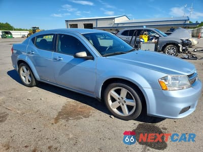 Czwarte zdjęcie samochodu z boku: 2013 DODGE AVENGER SE VIN:1C3CDZAB8DN644106 - miniatura