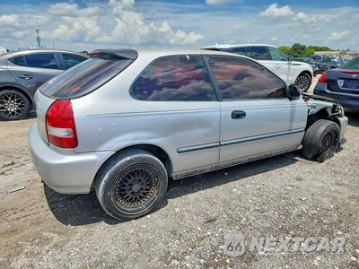 Trzecie zdjęcie samochodu z tyłu: 1997 HONDA CIVIC CX VIN:2HGEJ642XVH118112 - miniatura