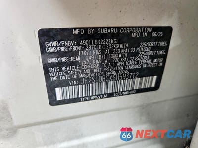 Zdjęcie 13 z 13 samochodu: 2025 SUBARU FORESTER PREMIUM VIN:JF2SLDBCXSH593712 - miniatura