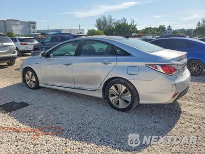 Drugie zdjęcie samochodu z przodu: 2014 HYUNDAI SONATA HYBRID VIN:KMHEC4A43EA107854 - miniatura