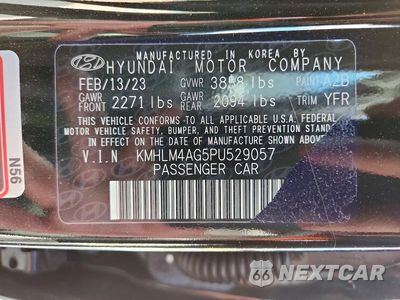 Zdjęcie 13 z 13 samochodu: 2023 HYUNDAI ELANTRA SEL VIN:KMHLM4AG5PU529057 - miniatura