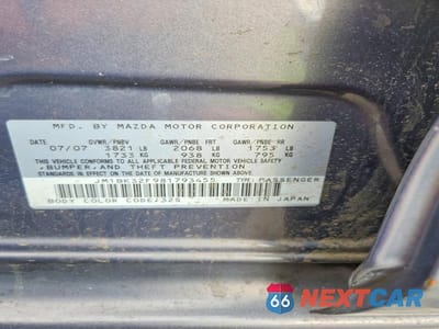 Zdjęcie 13 z 13 samochodu: 2008 MAZDA 3 I VIN:JM1BK32F981793455 - miniatura