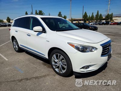 Czwarte zdjęcie samochodu z boku: 2014 INFINITI QX60 HYBRID VIN:5N1CL0MM4EC518549 - miniatura