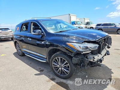 Czwarte zdjęcie samochodu z boku: 2017 INFINITI QX60 BASE VIN:5N1DL0MN4HC555179 - miniatura