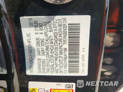 Zdjęcie 13 z 13 samochodu: 2018 HONDA ACCORD TOURING VIN:1HGCV1F96JA171049 - miniatura