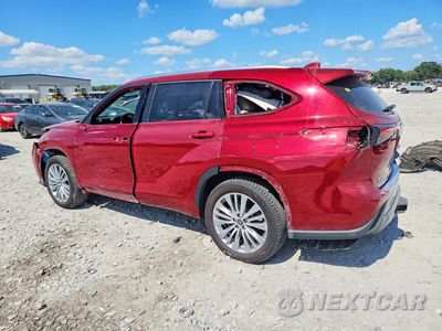 Drugie zdjęcie samochodu z przodu: 2023 TOYOTA HIGHLANDER HYBRID PLATINUM VIN:5TDEBRCH9PS127536 - miniatura