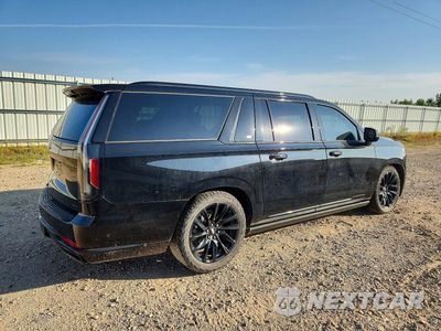 Trzecie zdjęcie samochodu z tyłu: 2023 CADILLAC ESCALADE ESV SPORT PLATINUM VIN:1GYS4RKL6PR535259 - miniatura
