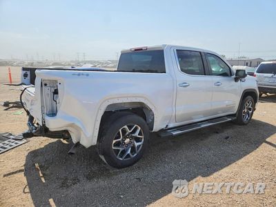 Trzecie zdjęcie samochodu z tyłu: 2023 GMC SIERRA K1500 SLT VIN:3GTUUDE89PG328230 - miniatura