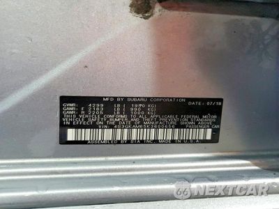 Zdjęcie 12 z 12 samochodu: 2019 SUBARU IMPREZA SPORT VIN:4S3GKAM65K3600656 - miniatura