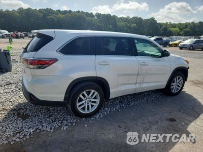Trzecie zdjęcie samochodu z tyłu: 2015 TOYOTA HIGHLANDER LE VIN:5TDZKRFH7FS102033 - miniatura