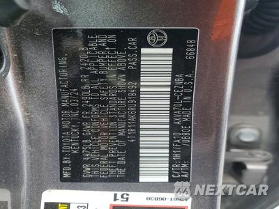 Zdjęcie 13 z 13 samochodu: 2024 TOYOTA CAMRY LE VIN:4T1R11AK6RU918492 - miniatura