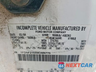 Zdjęcie 12 z 12 samochodu: 2009 FORD F250 SUPER DUTY VIN:1FDNF21559EA66775 - miniatura