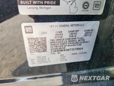 Zdjęcie 13 z 13 samochodu: 2026 GMC ACADIA ELEVATION VIN:1GKENKKS6TJ179004 - miniatura