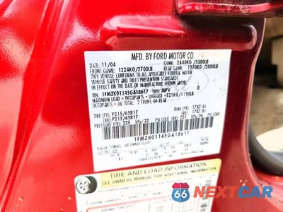 Zdjęcie 13 z 13 samochodu: 2005 FORD FREESTYLE SE VIN:1FMZK01145GA18617 - miniatura
