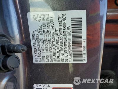 Zdjęcie 12 z 12 samochodu: 2022 HONDA CR-V TOURING VIN:7FARW2H99NE021432 - miniatura