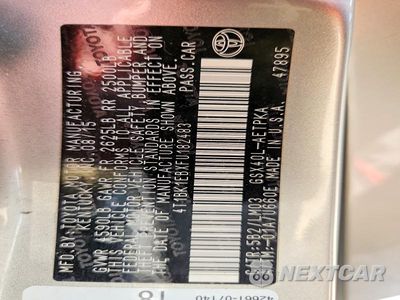 Zdjęcie 13 z 13 samochodu: 2015 TOYOTA AVALON LIMITED VIN:4T1BK1EBXFU182483 - miniatura