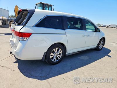 Trzecie zdjęcie samochodu z tyłu: 2016 HONDA ODYSSEY EXL VIN:5FNRL5H69GB140449 - miniatura
