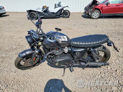 Trzecie zdjęcie samochodu z tyłu: 2020 TRIUMPH MOTORCYCLE BONNEVILLE T120 VIN:SMTD40HLXLT957339 - miniatura