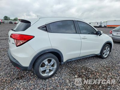 Trzecie zdjęcie samochodu z tyłu: 2016 HONDA HR-V EXL VIN:3CZRU6H70GM734607 - miniatura