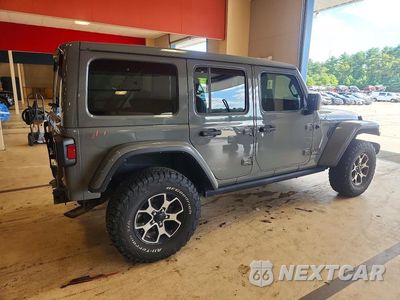 Trzecie zdjęcie samochodu z tyłu: 2021 JEEP WRANGLER UNLIMITED RUBICON VIN:1C4HJXFN1MW796403 - miniatura