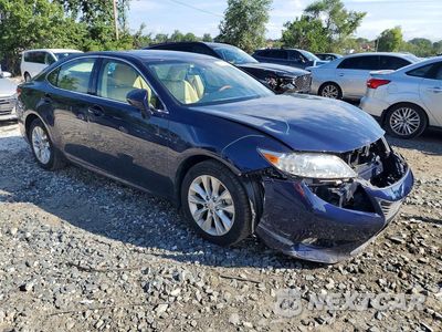 Czwarte zdjęcie samochodu z boku: 2013 LEXUS ES 300H VIN:JTHBW1GG4D2024357 - miniatura