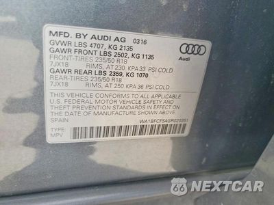 Zdjęcie 13 z 13 samochodu: 2016 AUDI Q3 PREMIUM PLUS VIN:WA1BFCFS4GR020351 - miniatura