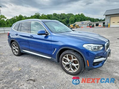 Czwarte zdjęcie samochodu z boku: 2021 BMW X3 XDRIVE30I VIN:5UXTY5C0XM9F37430 - miniatura