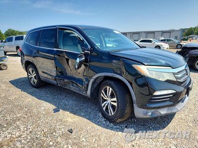 Czwarte zdjęcie samochodu z boku: 2017 HONDA PILOT EX VIN:5FNYF6H35HB020440 - miniatura