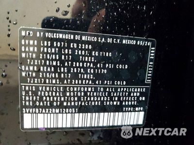 Zdjęcie 13 z 13 samochodu: 2024 VOLKSWAGEN TIGUAN S VIN:3VVFB7AX2RM128051 - miniatura