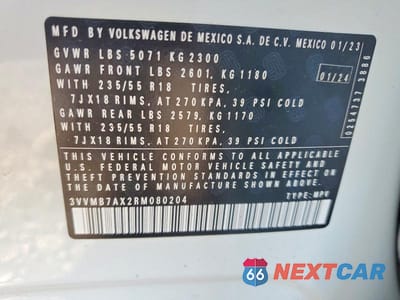 Zdjęcie 12 z 12 samochodu: 2024 VOLKSWAGEN TIGUAN SE VIN:3VVMB7AX2RM080204 - miniatura
