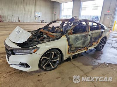 2021 HONDA ACCORD SPORT 1HGCV1F31MA018692 - główne zdjęcie licytacji z USA - miniatura